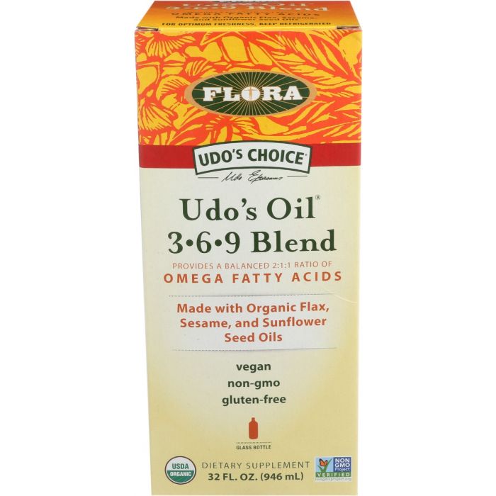 FLORA HEALTH: Udos Oil 369 Blend, 32 oz