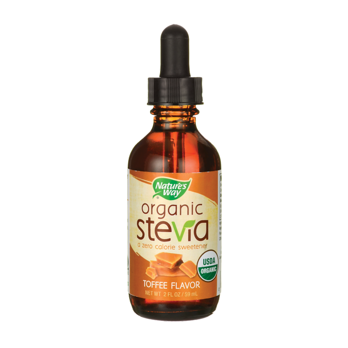 NATURES WAY: Stevia Toffee Org, 2 oz
