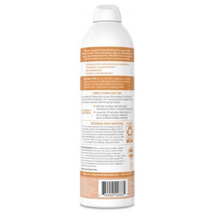 SEVENTH GENERATION: Fresh Citrus and Thyme Scent Disinfectant Spray, 14 oz