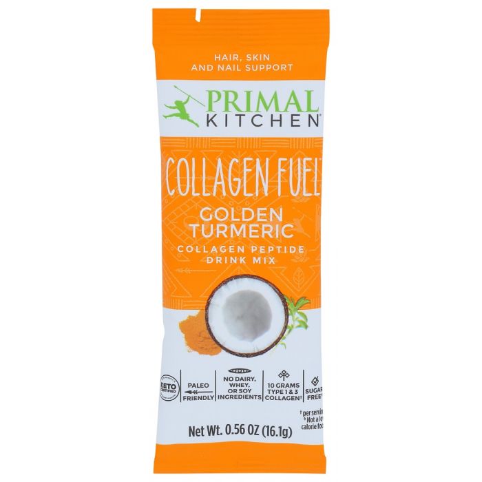 PRIMAL KITCHEN: Collagen Fuel Golden Turmeric Stick, 0.56 oz