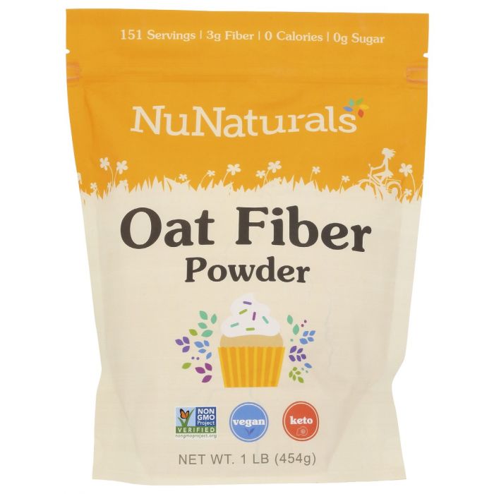 NUNATURALS INC: Oat Fiber Powder, 1lb