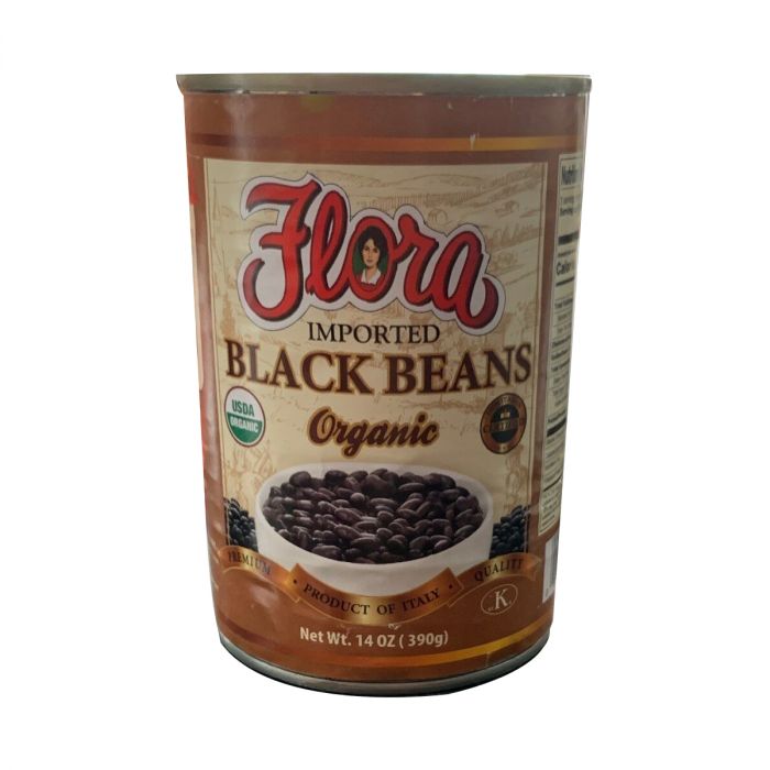FLORA: Organic Black Beans, 14 oz