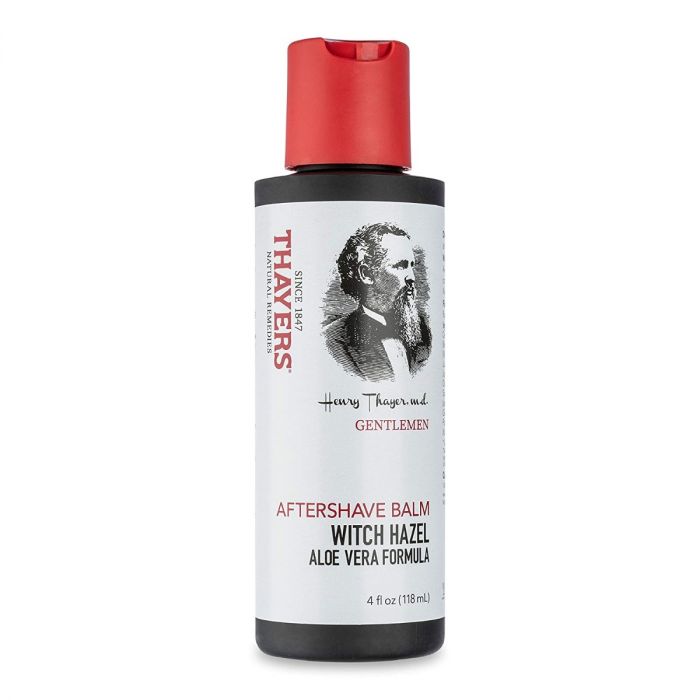THAYERS: Witch Gentlemen Aftershave Balm Witch Hazel And Aloe Vera Formula, 4 oz