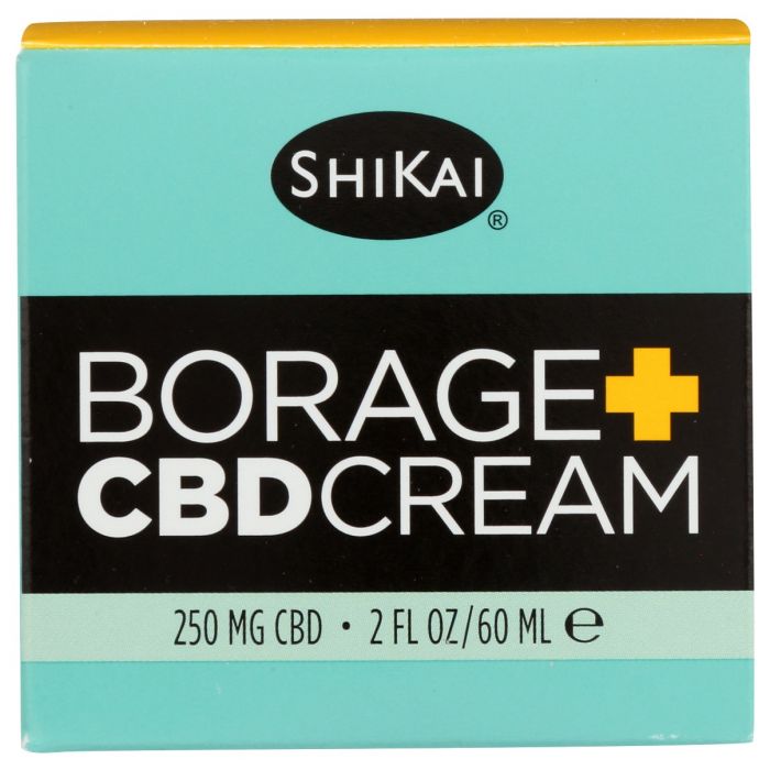 SHIKAI: Cream Cbd Borage, 2 oz