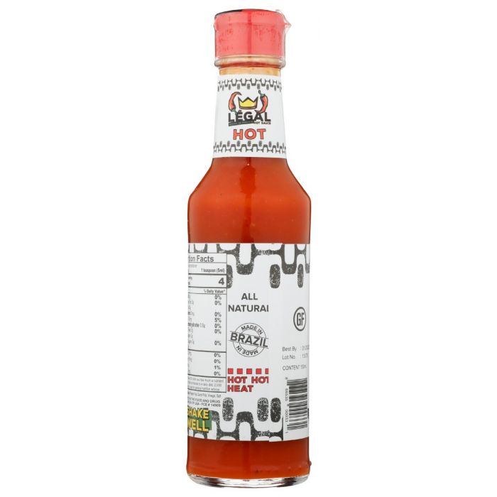 LEGAL HOT SAUCE: Hot Sauce, 5 fo