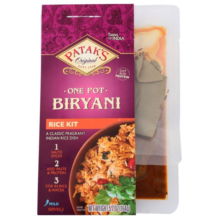 PATAKS: Rice Kit Biryani, 5.7 oz
