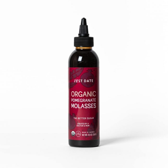 JUST DATE SYRUP: Organic Pomegranate Molasses, 8.8 oz