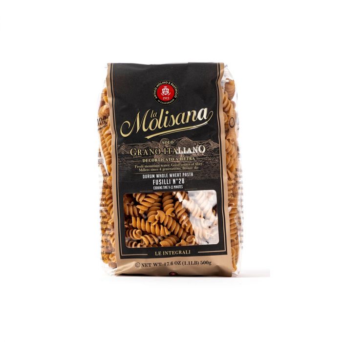 LA MOLISANA: Whole Wheat Fusilli Pasta, 1.1 lb