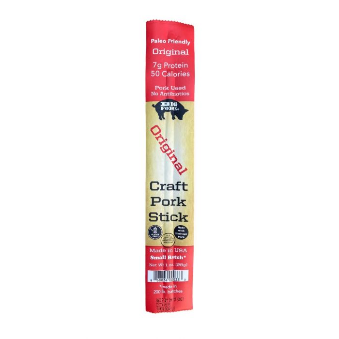BIG FORK: Original Craft Pork Stick, 1 oz