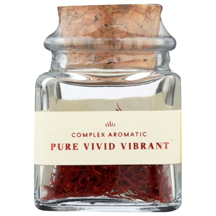 RUMI SPICE: Saffron Threads Glss Jar, 1 gm