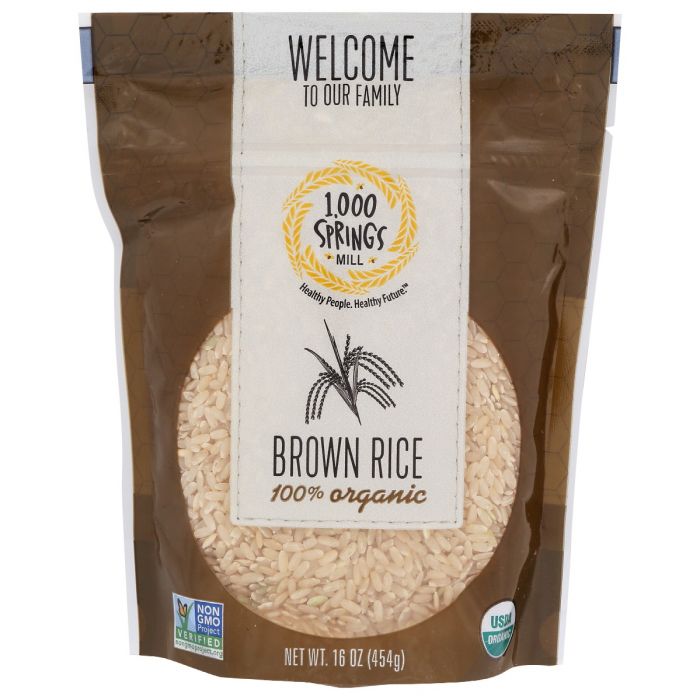 1000 SPRINGS MILL: Rice Brown, 16 oz