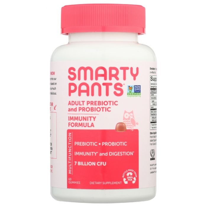 SMARTYPANTS: Prebiotic Probiotic Strwb, 60 pc