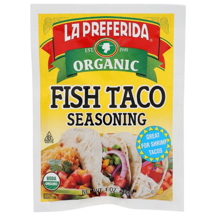LA PREFERIDA: Seasoning Fish Taco Orgnc, 1 oz
