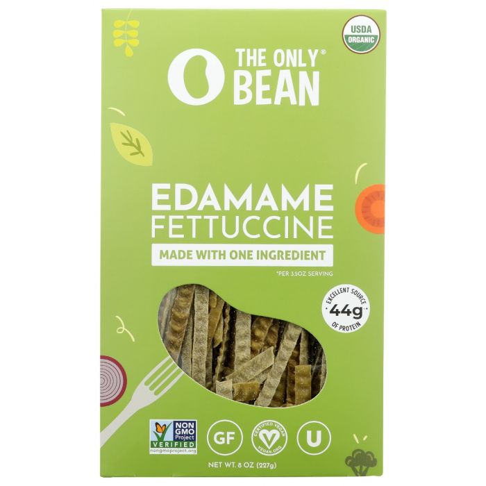THE ONLY BEAN: Pasta Edamame Fettuccine, 8 oz