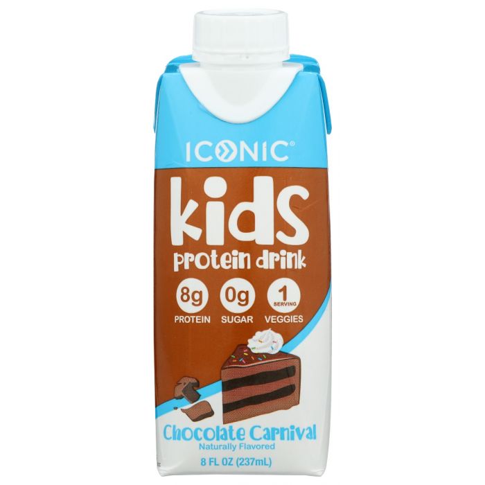 ICONIC: Kids Protein Rtd Chocolat, 8 fo