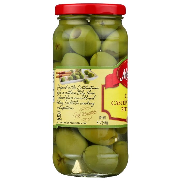 MEZZETTA: Olives Pitted Castelvetra, 8 oz