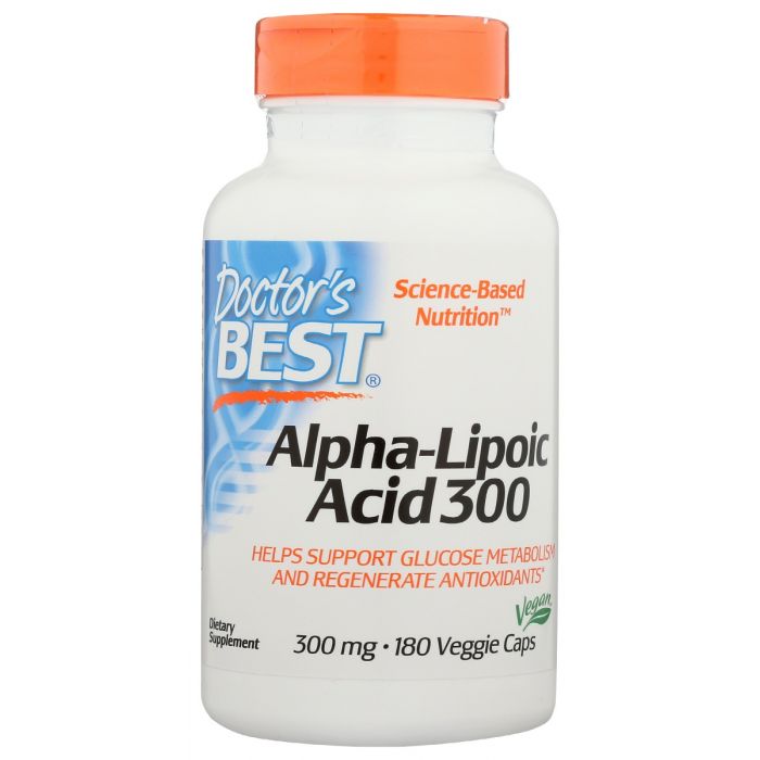 DOCTORS BEST: Alpha Lipoic Acid 300Mg, 180 vc