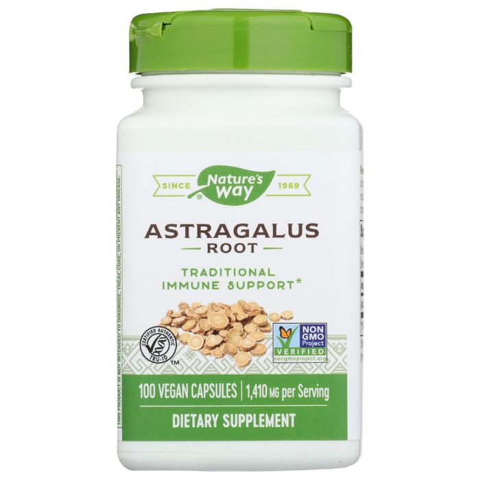 NATURES WAY: Astragalus Root 100Vegcp, 100 cp