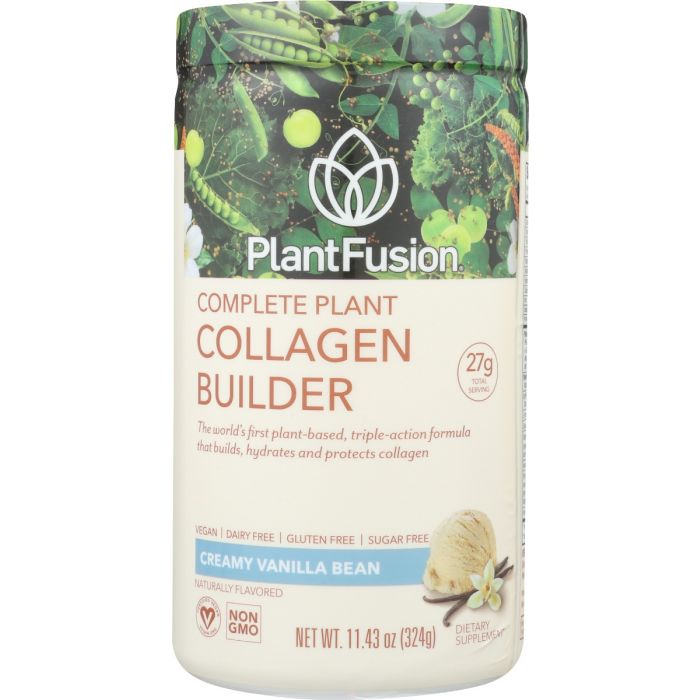PLANTFUSION: Collagen Vanilla Builder, 11.42 oz