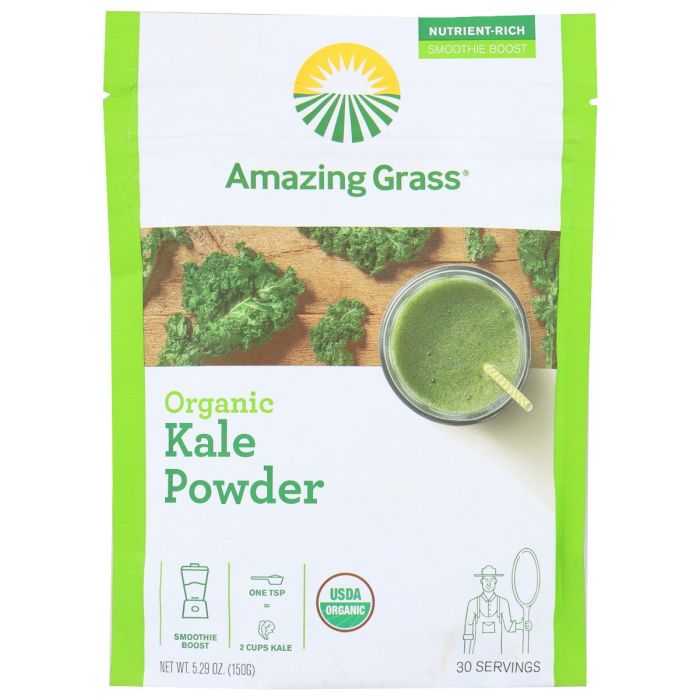 AMAZING GRASS: Kale Powder 30Serv Org, 5.29 oz