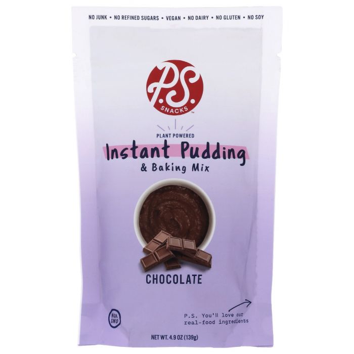 P.S. SNACKS COMPANY: Pudding Mix Chocolate, 4.9 oz