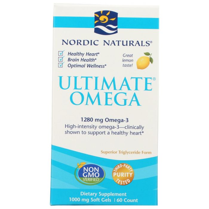 NORDIC NATURALS: Omega Ultimate Lemon, 60 sg