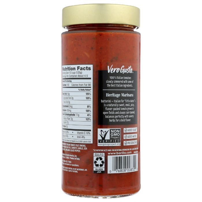 BARILLA: Sauce Marinara Heritage, 20 oz
