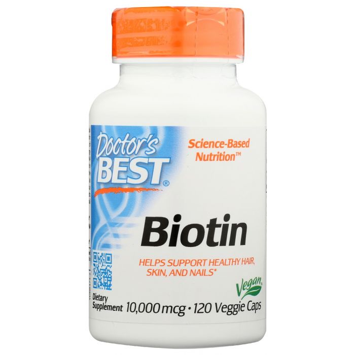 DOCTORS BEST: Biotin 10000Mg, 120 vc