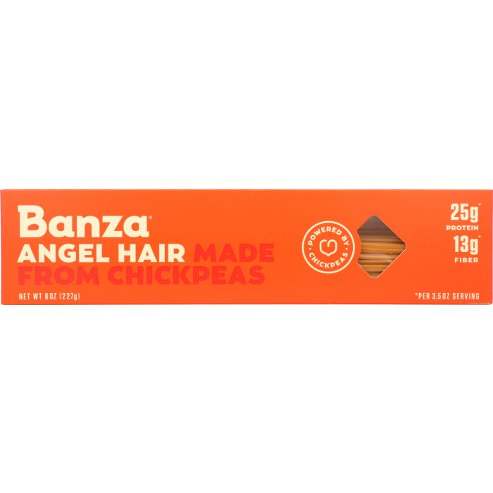 BANZA: Pasta Angel Hair Chickpea, 8 oz