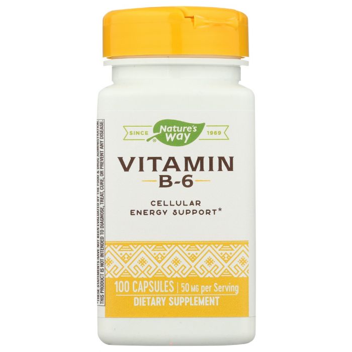 NATURES WAY: Vitamin B6, 100 cp