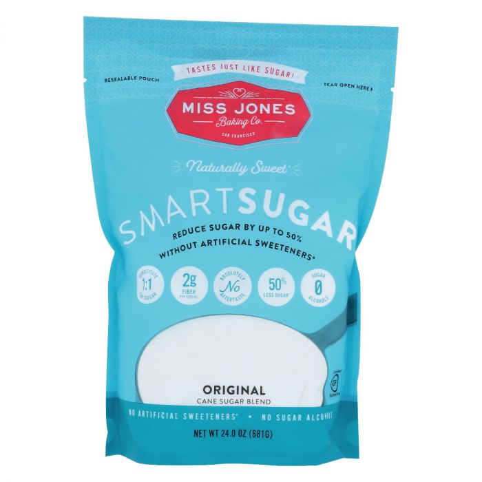 MISS JONES BAKING CO: Sweetner Cane Sugar Blend, 24 oz