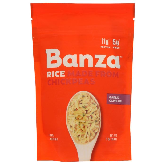 BANZA: Rice Chickpea Grlc Olive, 7 oz