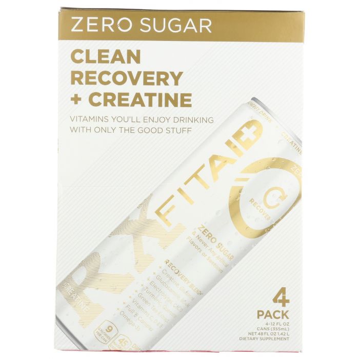 LIFEAID BEVERAGE: RX Fitaid Zero Sugar 4Pk, 48 oz