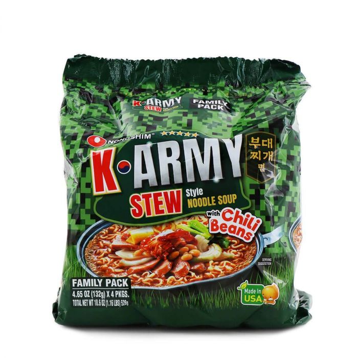NONG SHIM: K-Army Stew 4 Pack, 18.6 oz