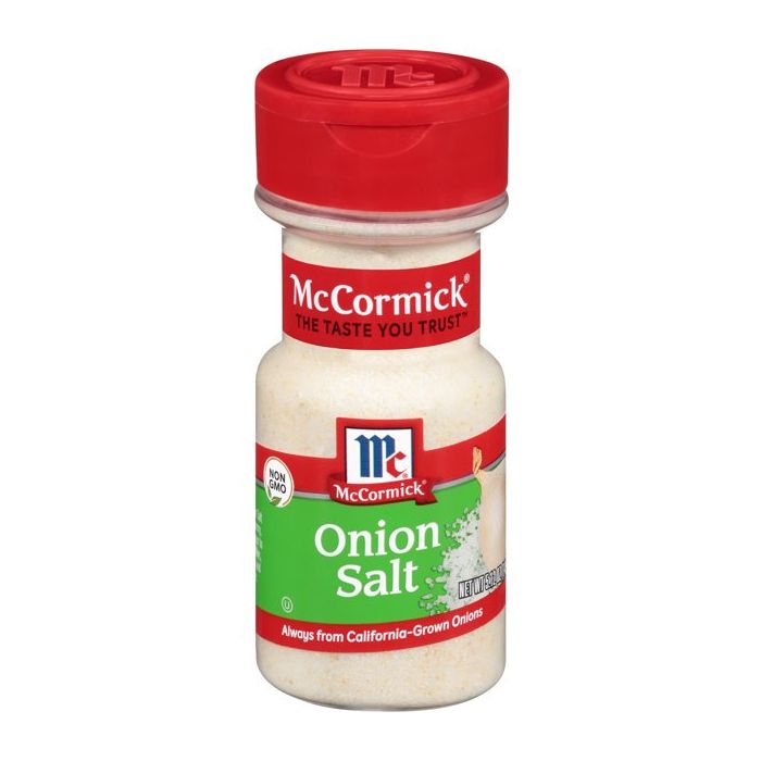 MC CORMICK: Onion Salt, 5.12 oz