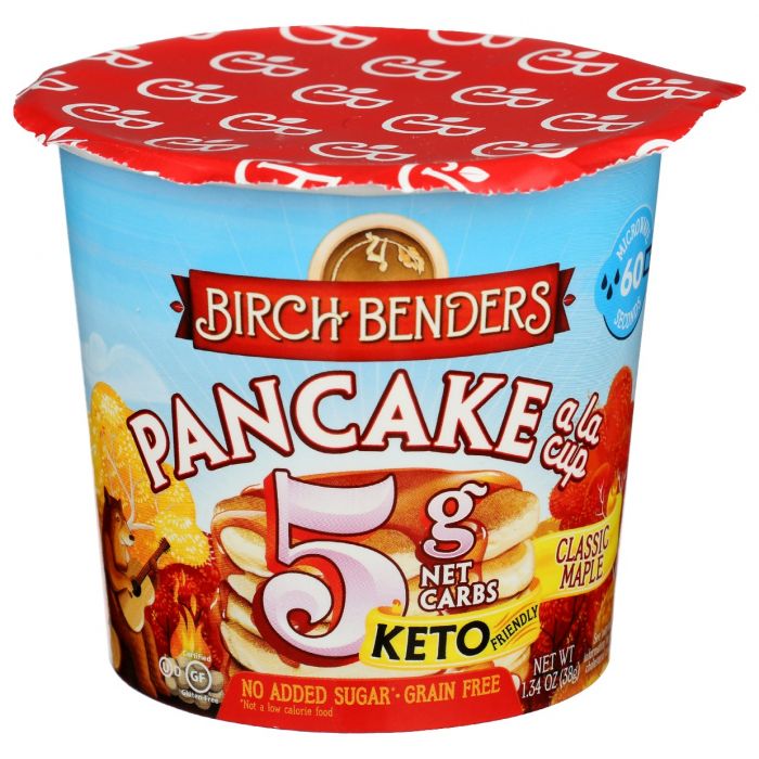 BIRCH BENDERS: Classic Maple Pancake Cup, 1.34 oz