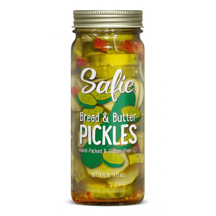 SAFIE: Bread And Butter Pickles, 16 oz