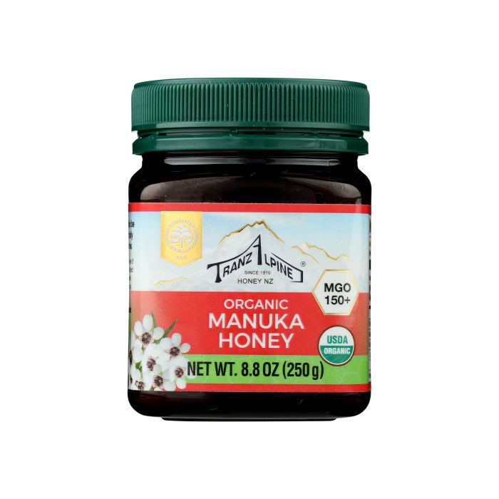 TRANZALPINE: Organic Manuka Multiflower Honey MGO 150+, 8.8 oz