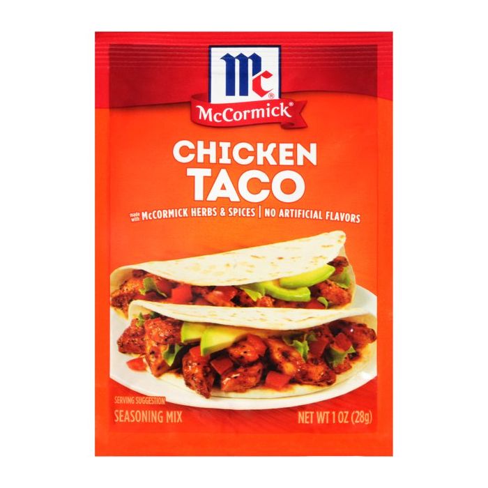 MC CORMICK: Chicken Taco Seasoning Mix, 1 oz