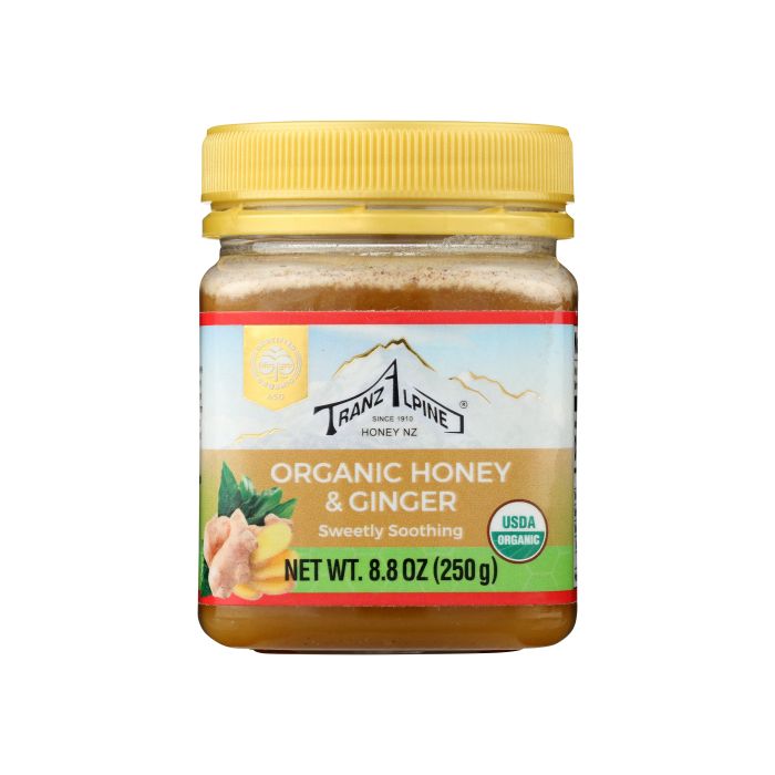 TRANZALPINE: Organic Honey Ginger, 8.8 oz