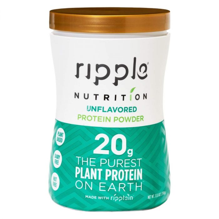 RIPPLE: Unflavored Protein Powder, 13.8 oz